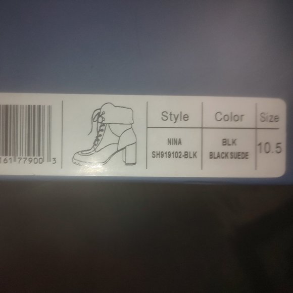 Paige Nina Shearling-Trimmed Suede Boots – Size 11M - NWB - CYBER MONDAY - Picture 7 of 7